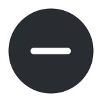 Minus Cirlce SVG Icon